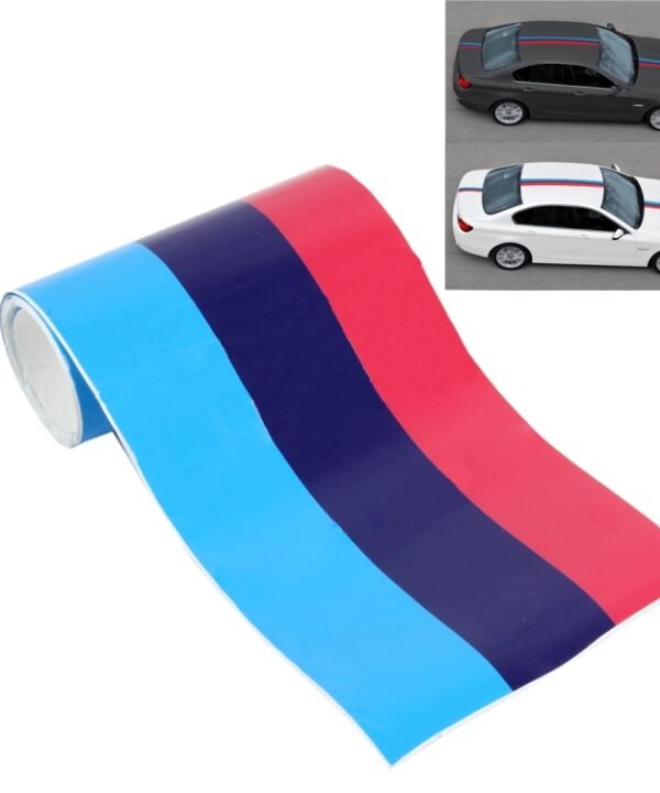 5m Car Plastic Wrap Sticker Decal Film, Strip Line Style, French Flag