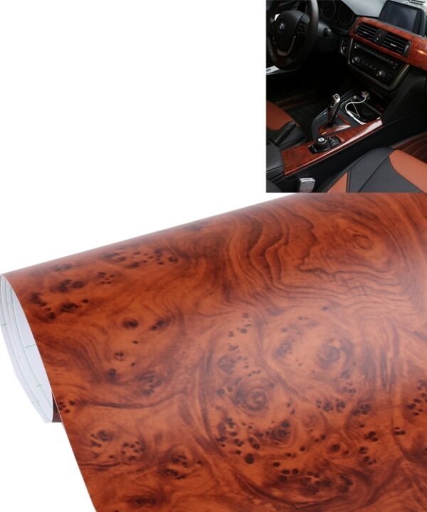 Textured High Gloss Carbon Fiber Car Vinyl Wrap Sticker Decal Film Decal Car Furniture Kitchen Cabinet Applicance, Size: 50cm x 200cm, Acacia Wood, Glossy Wood Grain B 50cm x 200cm, Glossy Wood Grain A 50cm x 200cm, Oak Wood