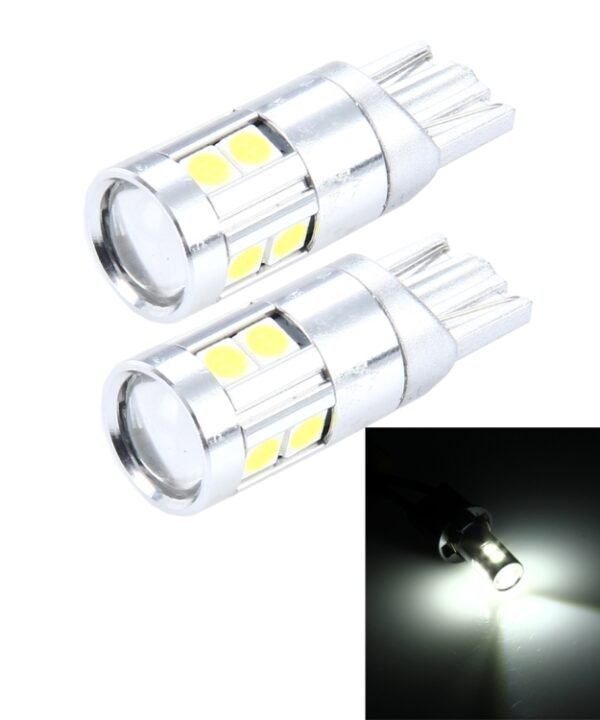 2 PCS T10 5W 8 SMD-3030 LED Car Clearance Lights Lamp, DC 12V, 8 SMD-3030 LEDs, T10+5W Red Light