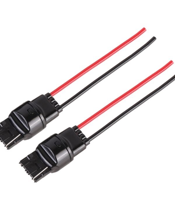 1 Pair T20 / 7440 Bulb Holder Base Male Socket with Wire