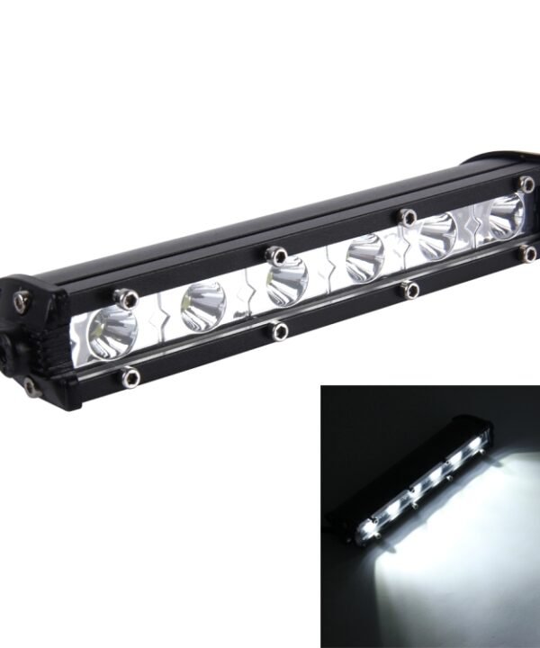 DC 10-30V 18W 2300LM 6500K Waterproof Vehicle Car Boat Marine External Work Lights Emergency Lights 30 Degrees Adjustable Spot Light LED Car Bulbs with 6 Intense CREE LED Lights, Spot Light+18W