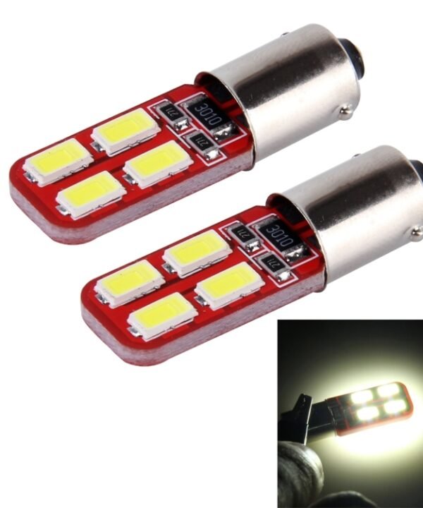 10 PCS BA9S 3W 200lm 6000K 8 SMD-5730 LEDs Car Clearance Light Lamp, DC 12V, 3W 200lm 6000K