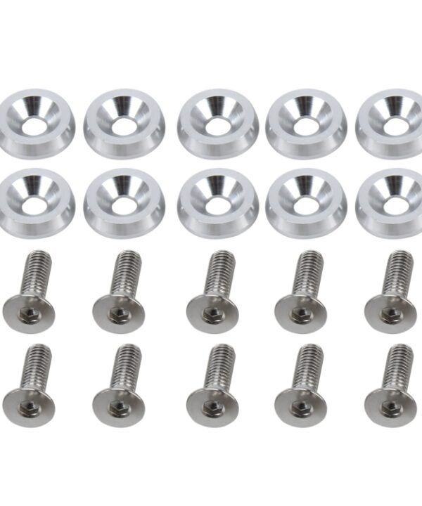 10 PCS Car Modified Screw Gaskets Bodywork Stainless Steel Gasket Bolts, Diameter: 19mm