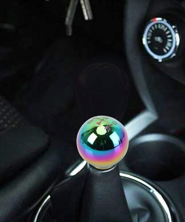 Universal Car Gear Shift Knob Modified Car Gear Shift Knob 5 Speed Manual Auto Transmission Shift Lever Knob Colorful Gear Knobs, Ball Shape