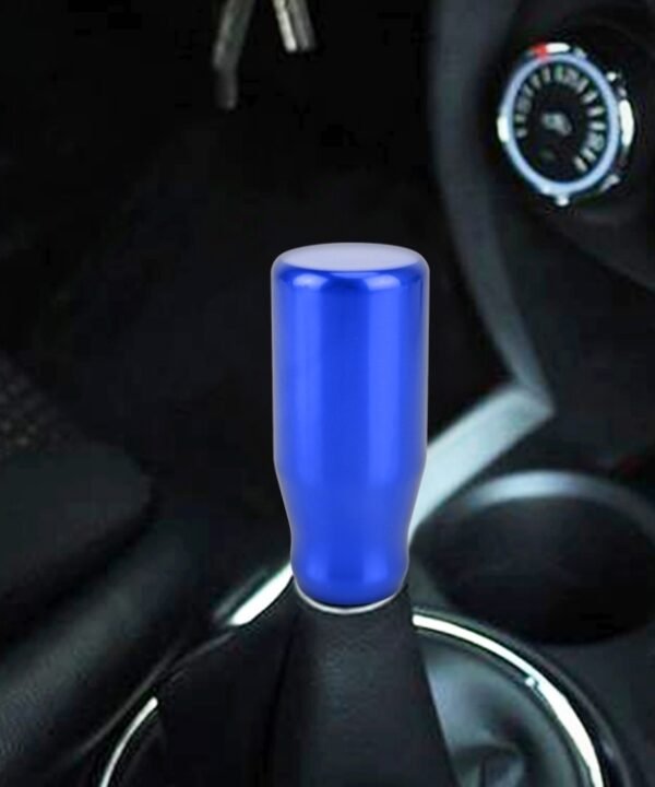 Universal Car Modified Gear Shift Knob Solid Color Smooth Auto Transmission Shift Lever Knob with Three Rubber Covers