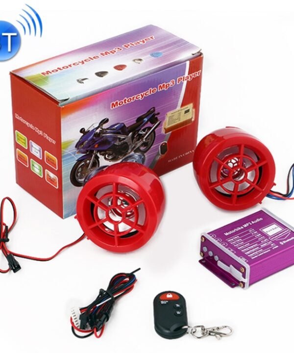 Motorcycle MP3 Anti-lost Modified Audio, Support Bluetooth & TF Card & U Disk Reader & FM