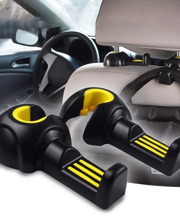3R-2112 2 PCS Car Seat Back Convenient Hooks Bags Hanger Holder, Random Color Delivery
