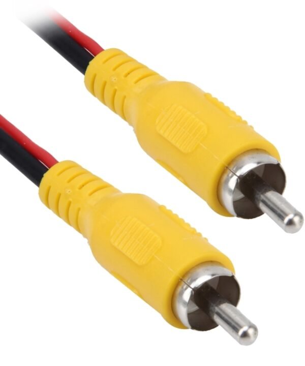 Car Reverse Rear View Parking Camera Video Cable With Detection Wire, Cable Length: 10m