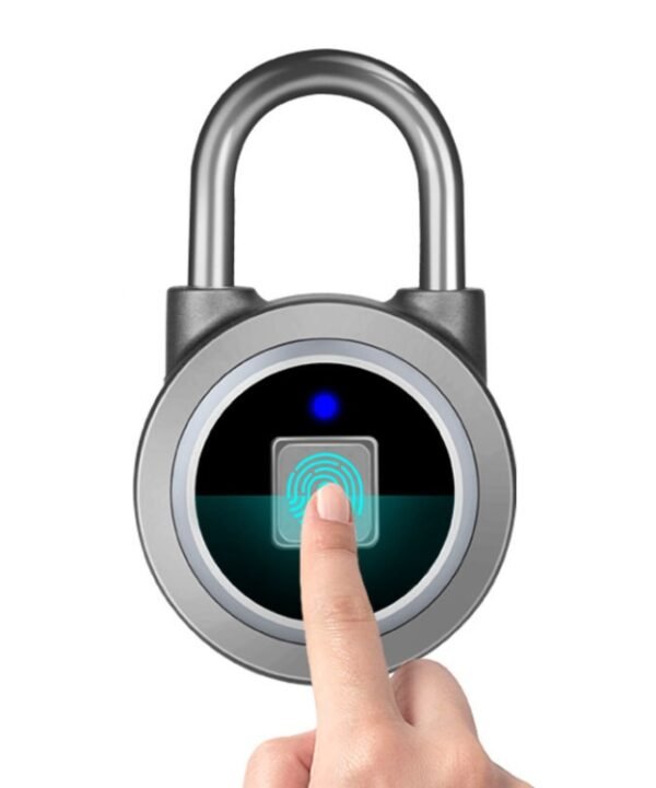 Waterproof Intelligent Bluetooth Fingerprint Padlock Remote Unlocking for iOS / Android, Fingerprint and Remote Padlock(Silver), Fingerprint and Remote Padlock(Black), Fingerprint and Remote Padlock(Blue)