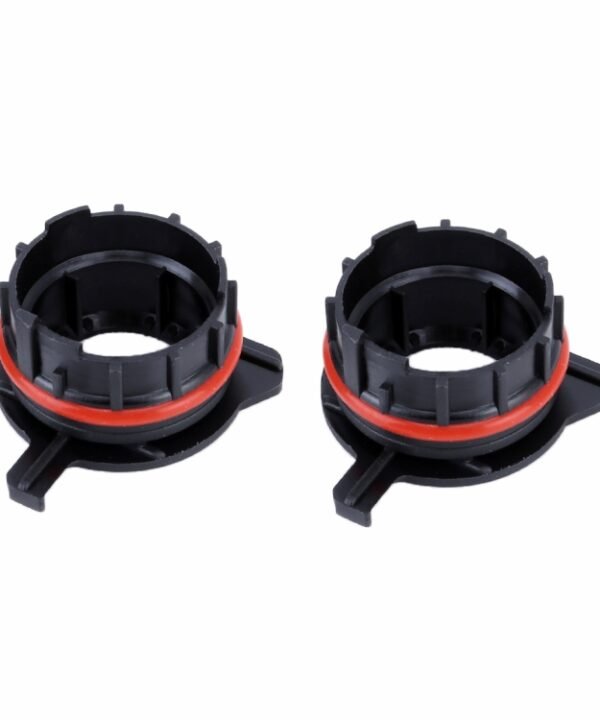 1 Pair TK-124 H7 LED Headlight Bulb Base Retainer Holder Adapter for BMW E39-1 / Benz SLK