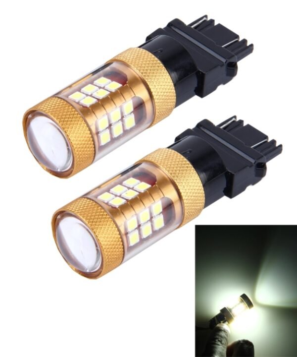 2 PCS 3157 15W 1300LM 6500K 28 SMD-3030 LED Car Brake Lights Turn Light, DC 12V, 3157