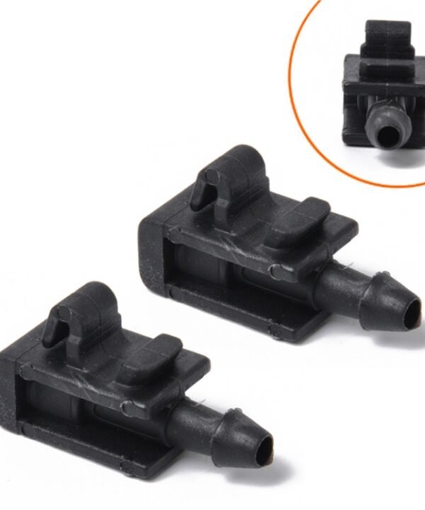 2 PCS Windshield Washer Wiper Jet Water Spray Nozzle Buckle 8200082347 for 2005-2007 Renault Megana 2