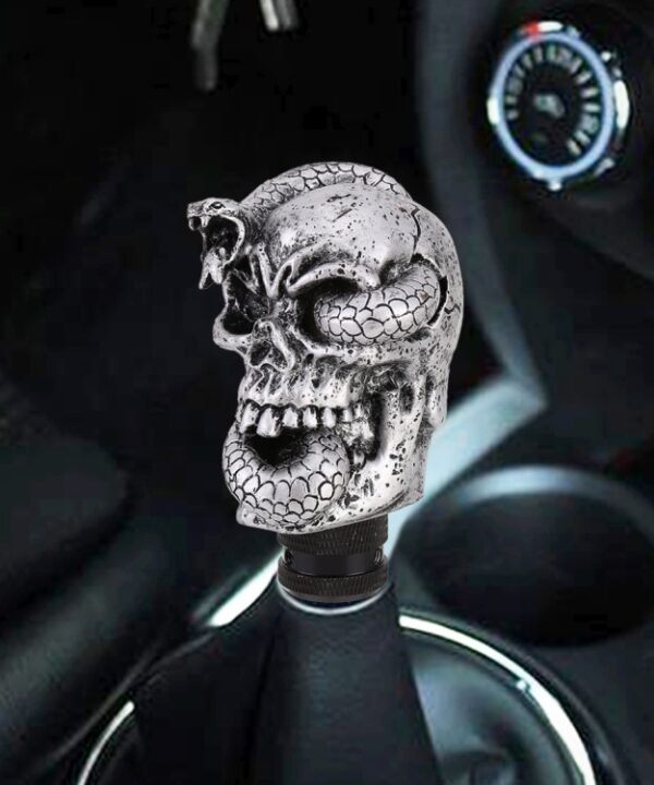 LX Tandy Creative Universal Car Snake Ghost Shaped  Shifter Cover Manual Automatic Gear Shift Knob
