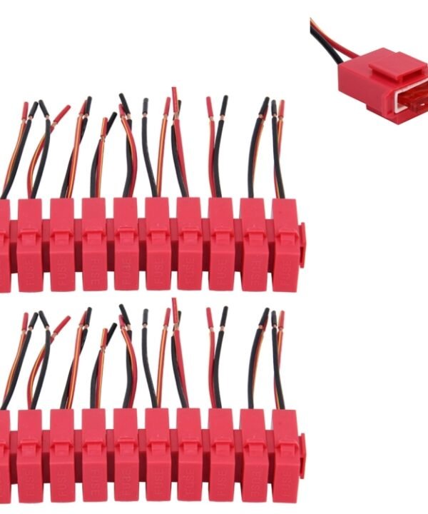 20 PCS Removable Car Waterproof Ceramic Connector Blade Fuse Box Holder