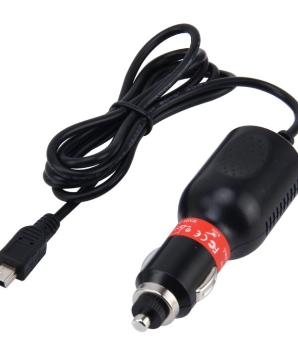 Universal Mini USB Charger Adapter For Car DVR Camera GPS Navigation Input 10V - 48V Ouput 5V 2A,  Cable Length: 1m