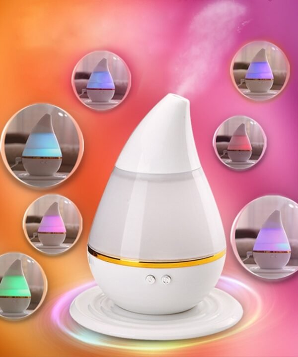 Ultrasound USB Changing Air Humidifier Purifier 7 LED Color Light Aroma Atomizer