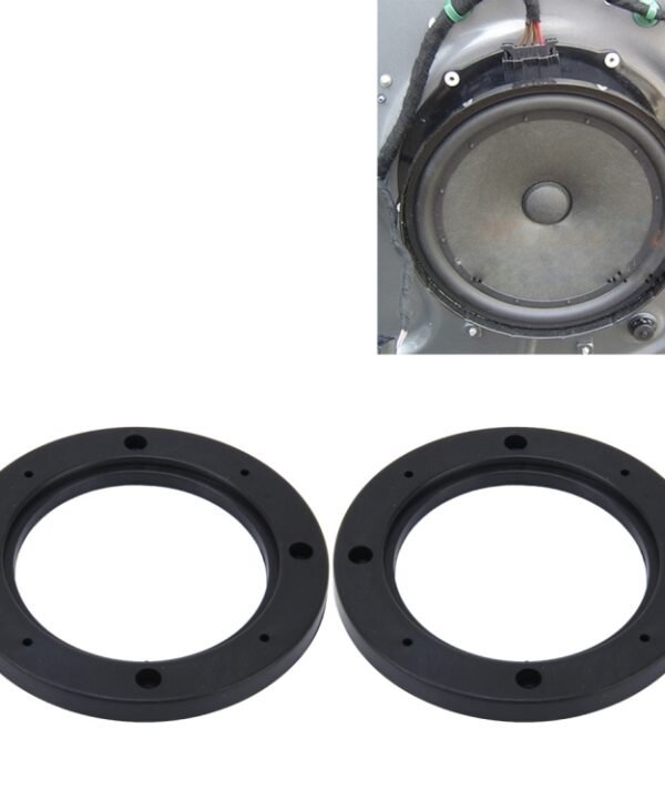 2 PCS 5 inch Car Auto ABS Loudspeaker Base Protection Hollow Cover Holder Mat, Inner Diameter: 12.5cm