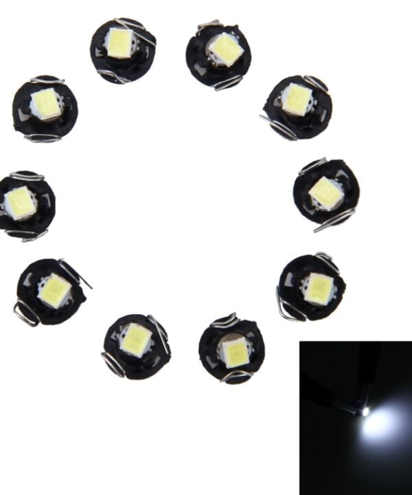 10 PCS 0.5W T3 Instrument Panel LED Light Dashboard Indicator Lamp Bulb, 0.5W T3
