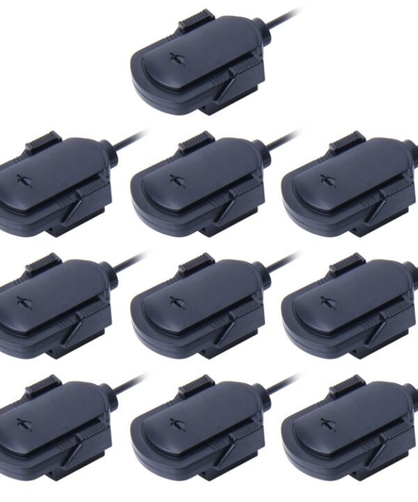 10 PCS Car Audio Microphone 3.5mm Jack Plug Mic Stereo Mini Wired External Sticker Microphone Player for Auto DVD Radio, Cable Length: 2.1m