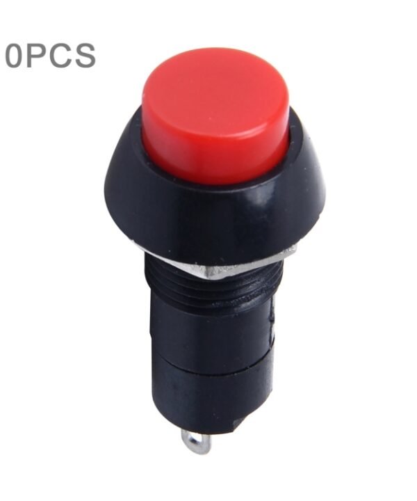 10 PCS Car Auto Universal DIY 2 Pin Round Cap OFF- ON Push Button