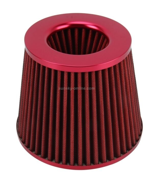 Universal Car Air Filter Mechanic Supercharger Car Car Filter Kits Air Intake Cool Filter, Size: 14.5*15cm(Red)(Red)