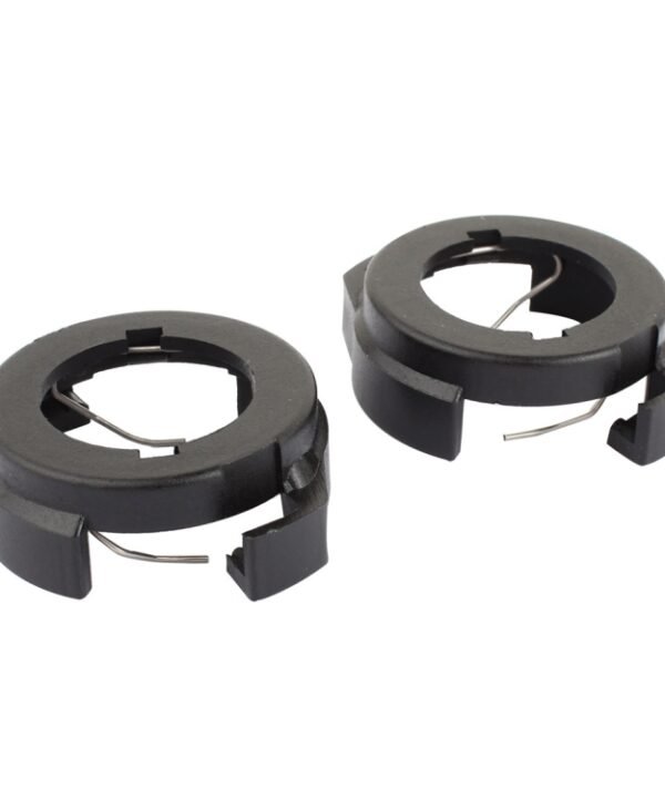1 Pair H7 LED Headlight Bulb Retainers Holder Adapter for 2017 Ford Kuga