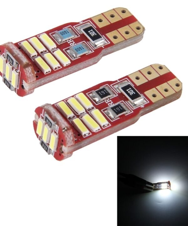 2PCS T10 2W 100LM 6000K 12 SMD-4014 LEDs Car Clearance Lights Lamp, DC 12V, 12 SMD-4014 LEDs