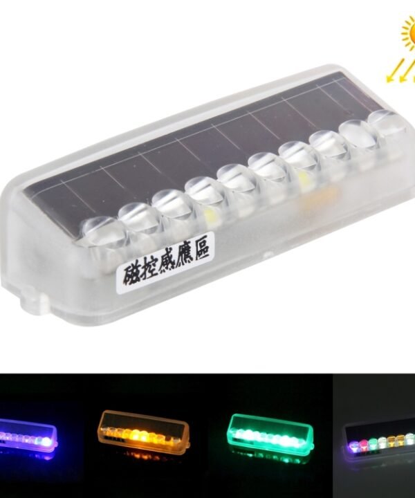 Car Styling Solar Warning Flash LED Anti-collision Decorative Light, Decorative Light