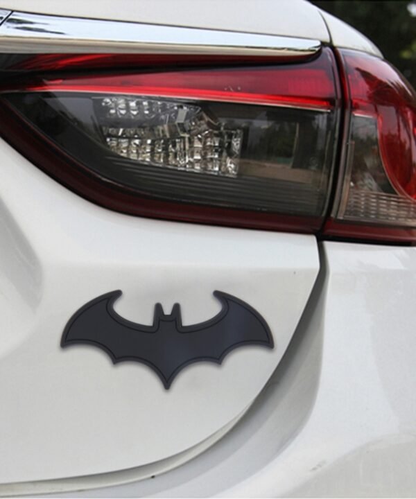 Bat Shape Shining Metal Car Free Sticker, Bat, Shining Bat, Bat Flying