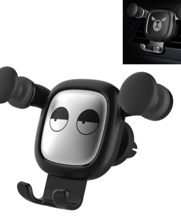 Big Eyes Pattern Gravity Cartoon Air Vent Car Mount Phone Holder, Big Eyes(Black), Big Eyes(Silver)