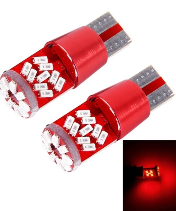 2 PCS T10 5W 27 SMD-3014 LEDs Car Clearance Light Lamp, DC 12V, 27 SMD-3014 LEDs, T10+5W Blue Light