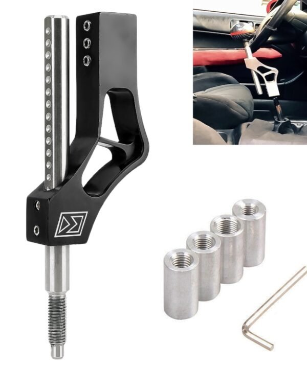 Car Modification Heightening Gear Shifter Extension Rod Adjustable Height Adjuster Lever Shift Lever with Adapters for Honda