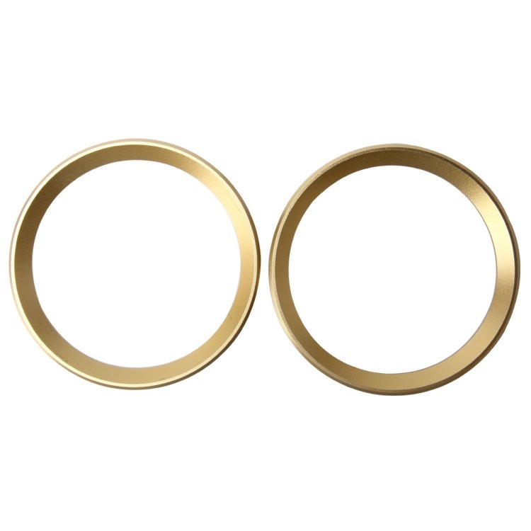 2 PCS Car Logo Decorative Circle Steering Wheel Decoration Ring Sticker Logo Car Styling Modification Car Front Logo Ring Decoration Rear Cover Trim Hood Emblem Rings for BMW 5 Series, For BMW 5 Series - Image 2