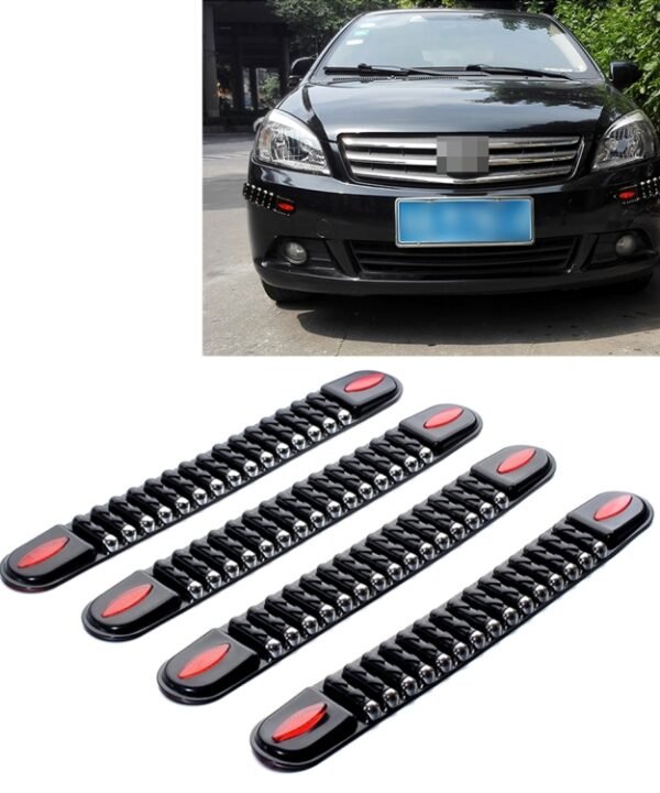 4 PCS Universal Fashion Simple Anti-collision Bar Car Body Protective Strip Car Protective Bar