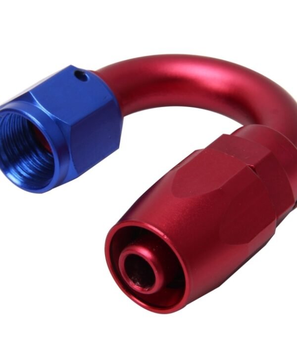 Pipe Joints 180 Degree Swivel Oil Fuel Fitting Adaptor Oil Cooler Hose Fitting Aluminum Alloy AN6 Curved Fitting Car Auto Accessories