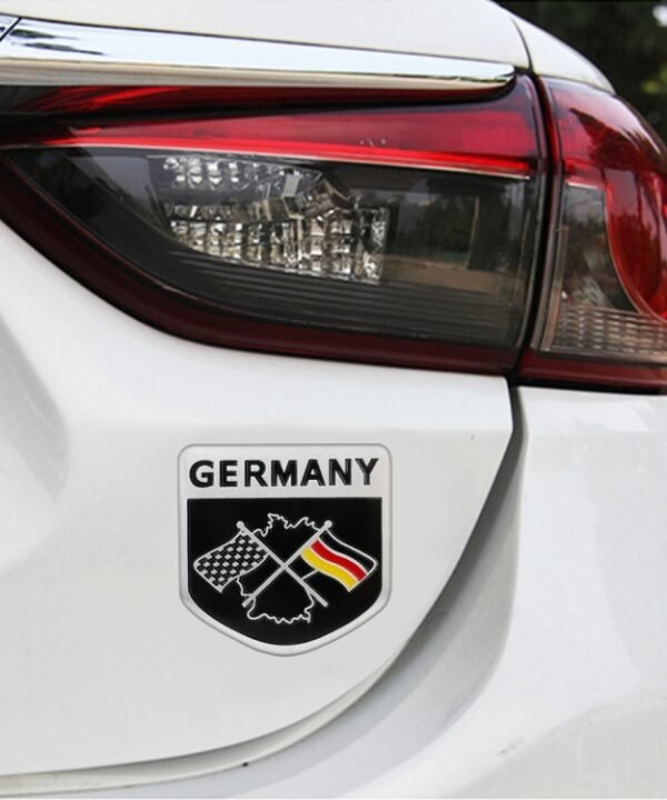 Car-Styling German Flag Pattern Random Decorative Sticker