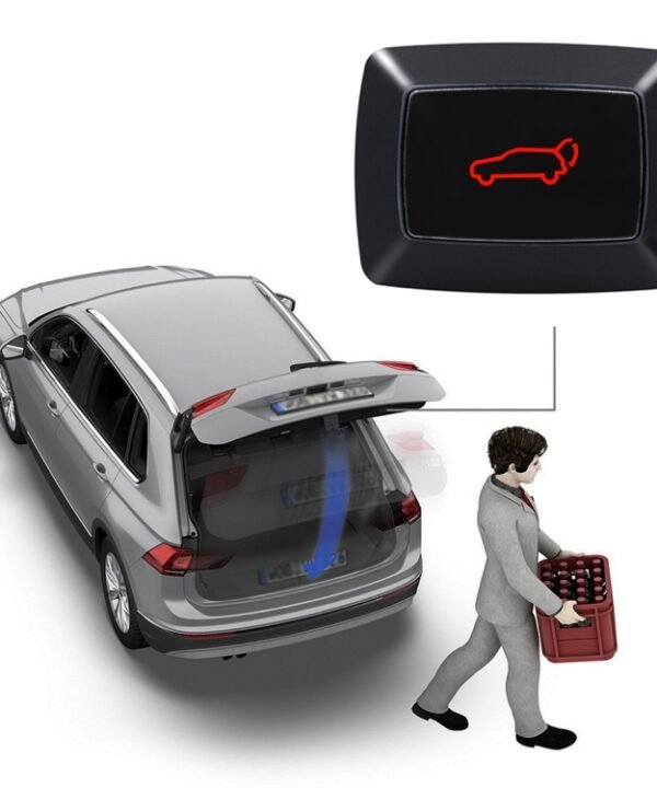 Universal Car Electric LED Light Tailgate Trunk Release Switch Rear Trunk Door Switch