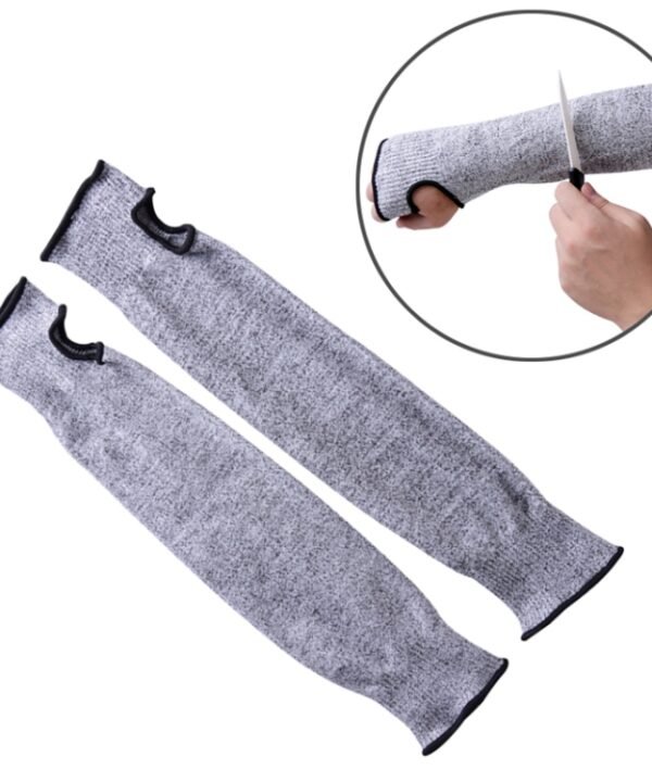 Elastic Breathable Anti-cut Elbow Arm Sleeve HPPE Protective Gear, Length: 45cm