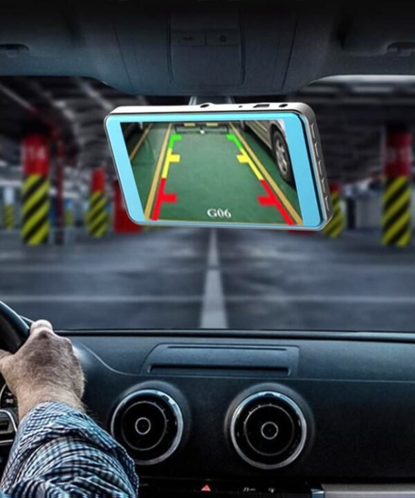 X96 4 inch 2.5D Full HD 1080P Multi-functional Smart Car Dual Lens Video Record Camera Support TF Card / Motion Detection