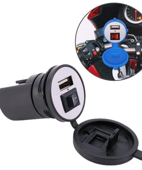 Universal Motorcycle USB Phone Charger Fast Charging, Random Color Delivery