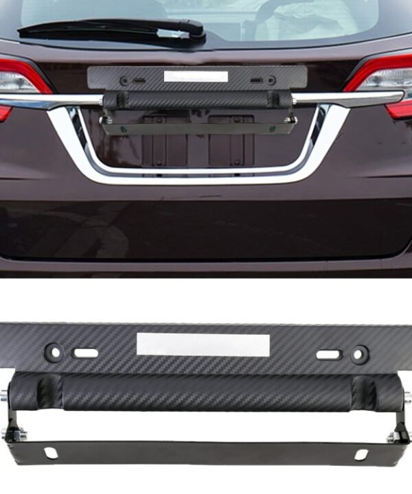 Universal Car License Holder Number Plate Frame Adjustable License Plate Holder