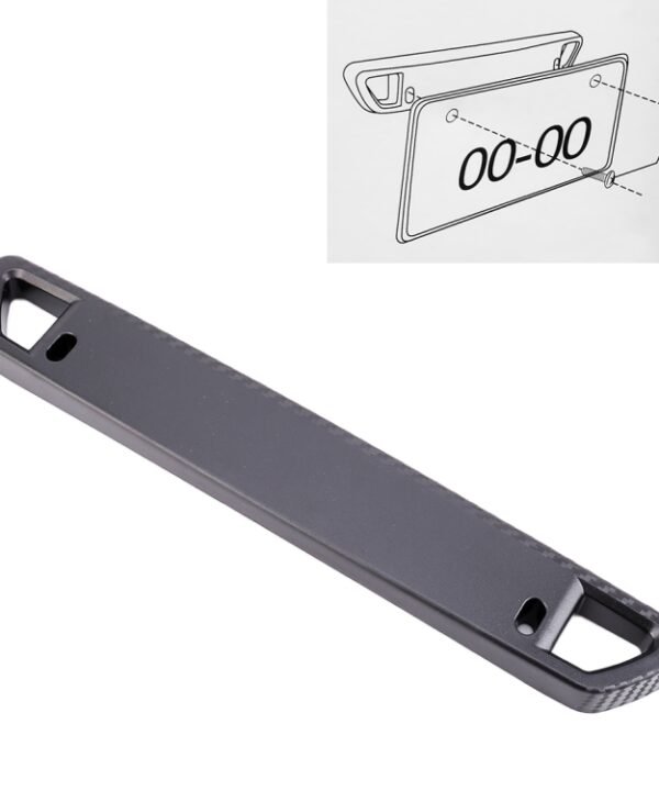Universal Car License Holder Number Plate Frame Carbon Fiber License Plate Holder