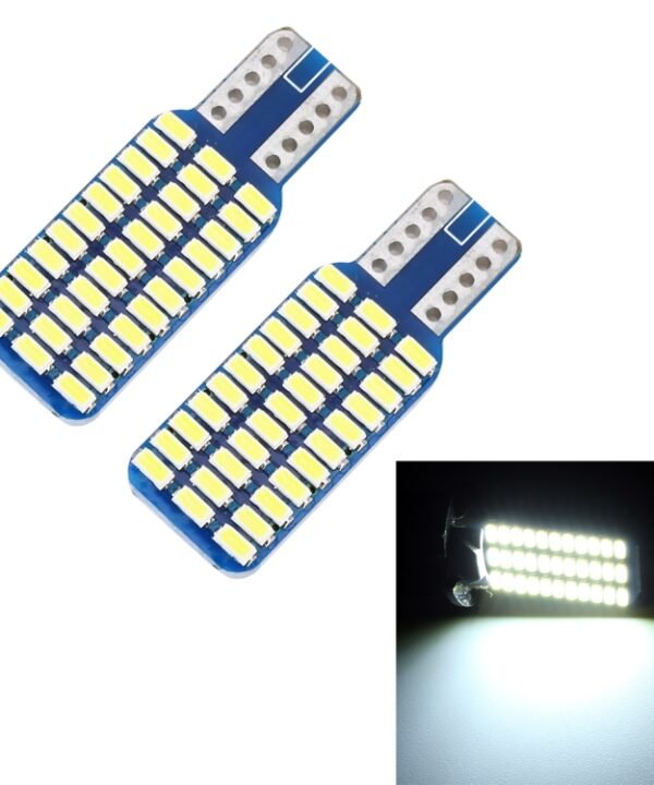 2 PCS T10 / W5W / 168 / 194 DC12V 1.2W 6000K 80LM 33LEDs SMD-3014 Car Reading Lamp Clearance Light, with Decoder