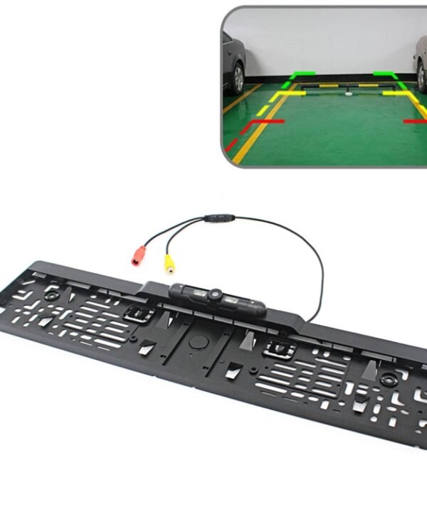 PZ-424 Europe Car License Plate Frame 170 Degree Rear View Camera