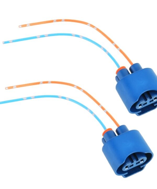 2 PCS Car 9005 Bulb Holder Base Female Socket with Wire