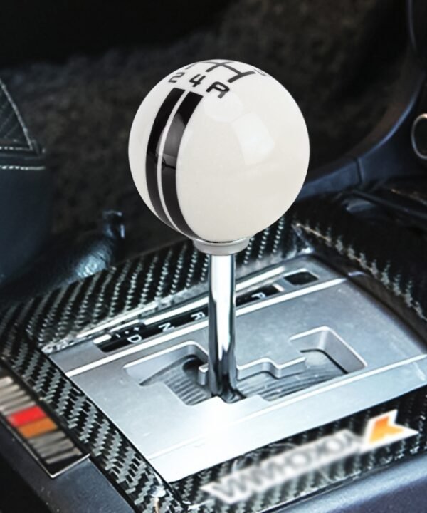 Universal Vehicle Ball Shape Modified Resin Shifter Manual 5-Speed Gear Shift Knob