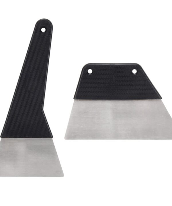 2 in 1 Metal Blade Car Window Film Scraper Tool, Random Color Delivery