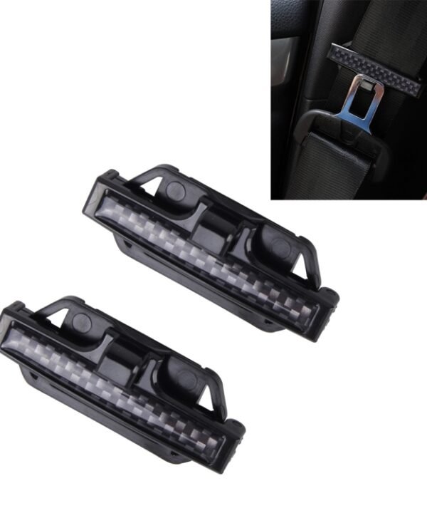 DM-013 2PCS Universal Fit Car Seatbelt Adjuster Clip Belt Strap Clamp Shoulder Neck Comfort Adjustment Child Safety Stopper Buckle