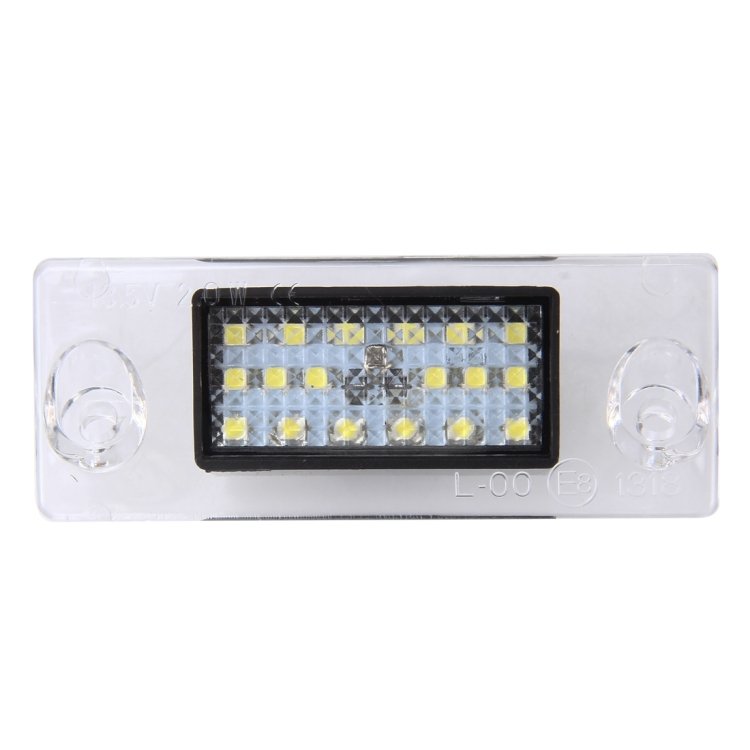 2 PCS License Plate Light with 18 SMD-3528 Lamps for Audi,2W 120LM, DC12V (White Light) - Image 4