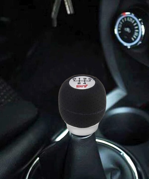 Universal 5 Speed Aluminum Manual Car Gear Shift Knob Shifter Lever Cover